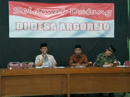 Monitoring dan Evaluasi Kegiatan Pemerintah Desa Argorejo